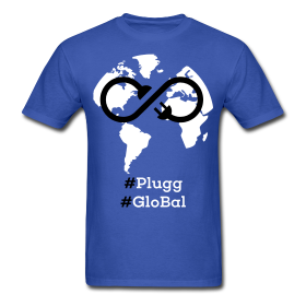 Plugg GloBal Tee Shirt (Blue)